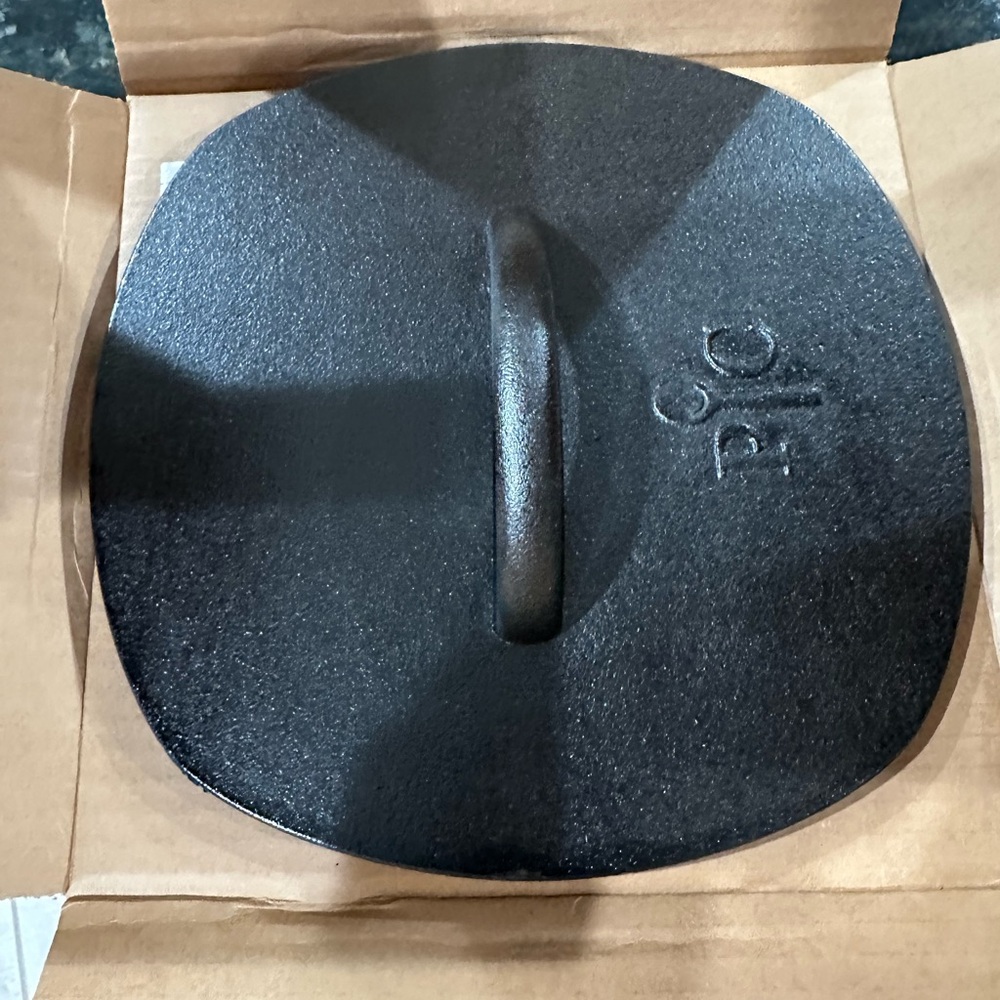 The Pampered Chef Black Cast Iron Grill Press